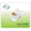 Cabo de conexão de rede rj45 8p8c conector utp